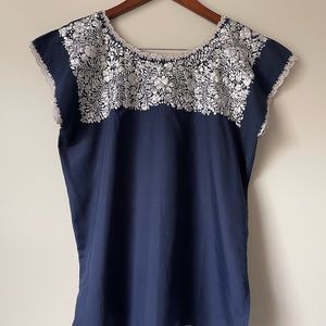 Hand embroidered shirt